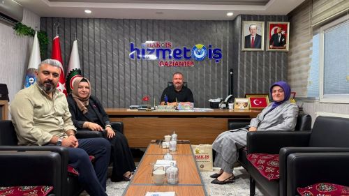 Hak-İş heyetinden Gaziantep 2 No'lu Şube'ye övgü