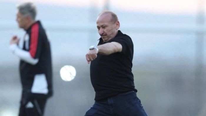 Gaziantep FK'da Başkan Memik Yılmaz sahaya indi