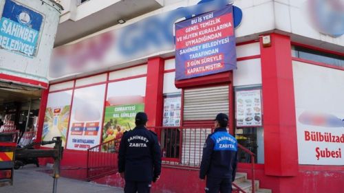 Şahinbey'de 3 iş yerine geçici kapatma cezası