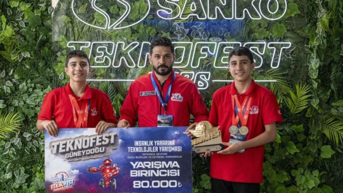 Teknofest Güneydoğu ödül töreni! Sanko Holding, Teknofest'te dikkat çekti