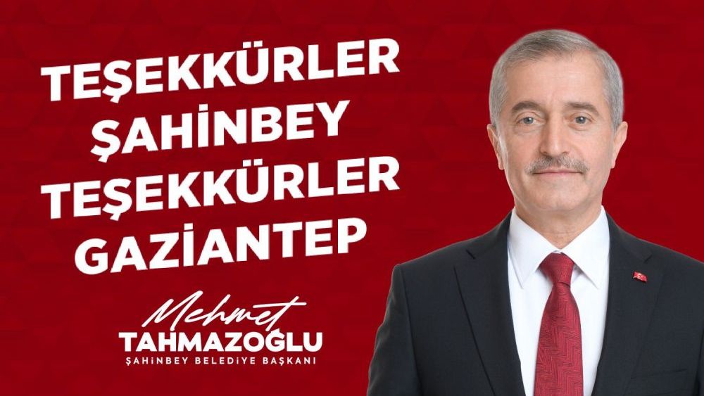 Mehmet Tahmazoğlu'dan teşekkür mesajı