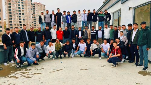 Gaziantep FK'lı taraftarlar bayramlaştı