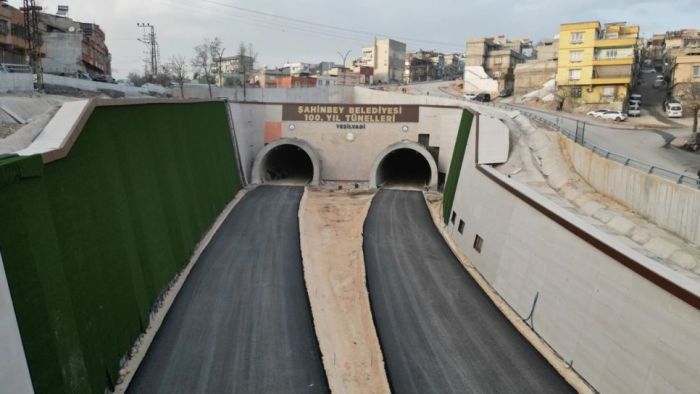 Şahinbey belediyesi 100. yıl tünelleri´nde adım adım sona doğru