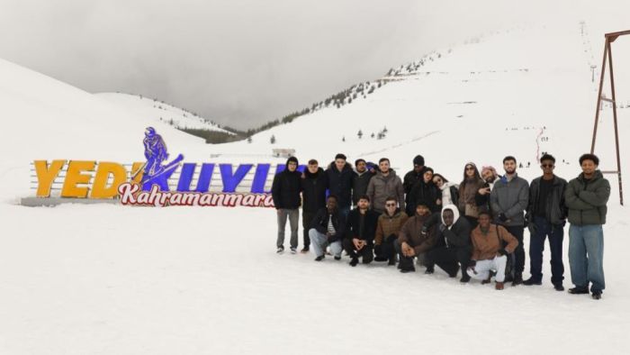 GİBTÜ Uluslararası Öğrencileri Yedikuyular 'da karın keyfini çıkardı