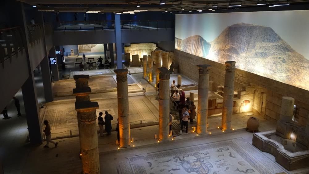 Zeugma Mozaik Müzesi, festival için Gaziantep'e gelenlerin akınına uğruyor